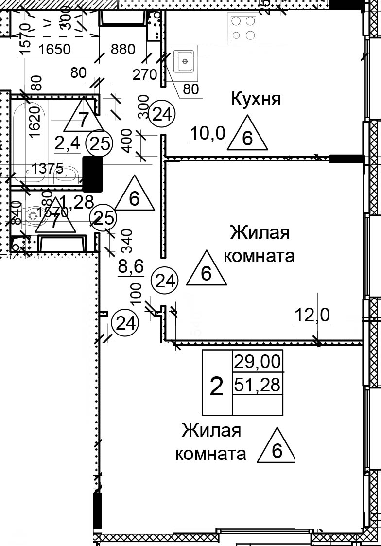 Купить двухкомнатную квартиру в Твери в ЖК Зеленоградский - Купить квартиру  в Твери от Тверского ДСК